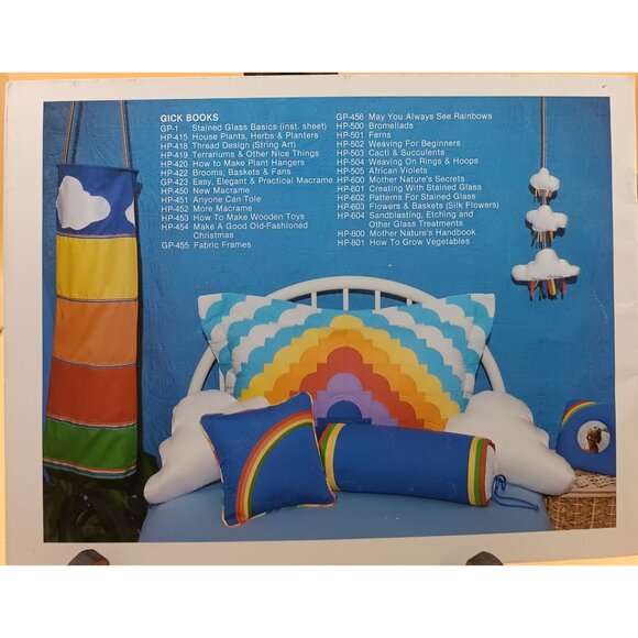 May You Always See Rainbows Quilting Pattern Book Featuring 12 Projects By Gick - Picture 2 of 2